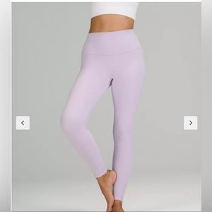 Lululemon Align high rise legging pant 28” lavender dew